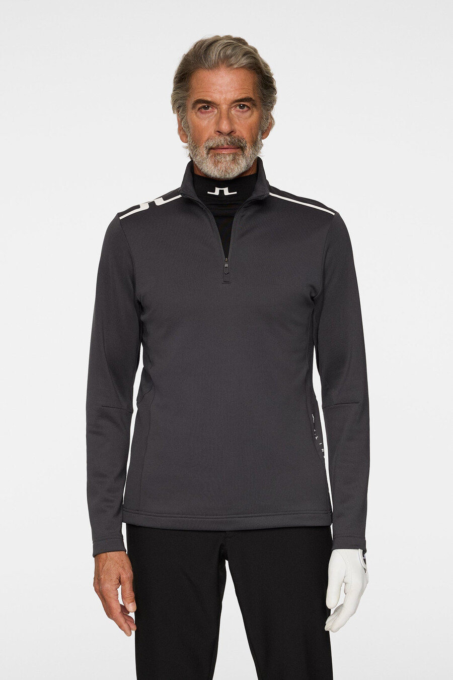 vinnie quarter zip mid layer με φερμουάρ