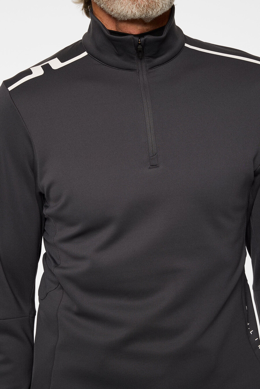 vinnie quarter zip mid layer με φερμουάρ