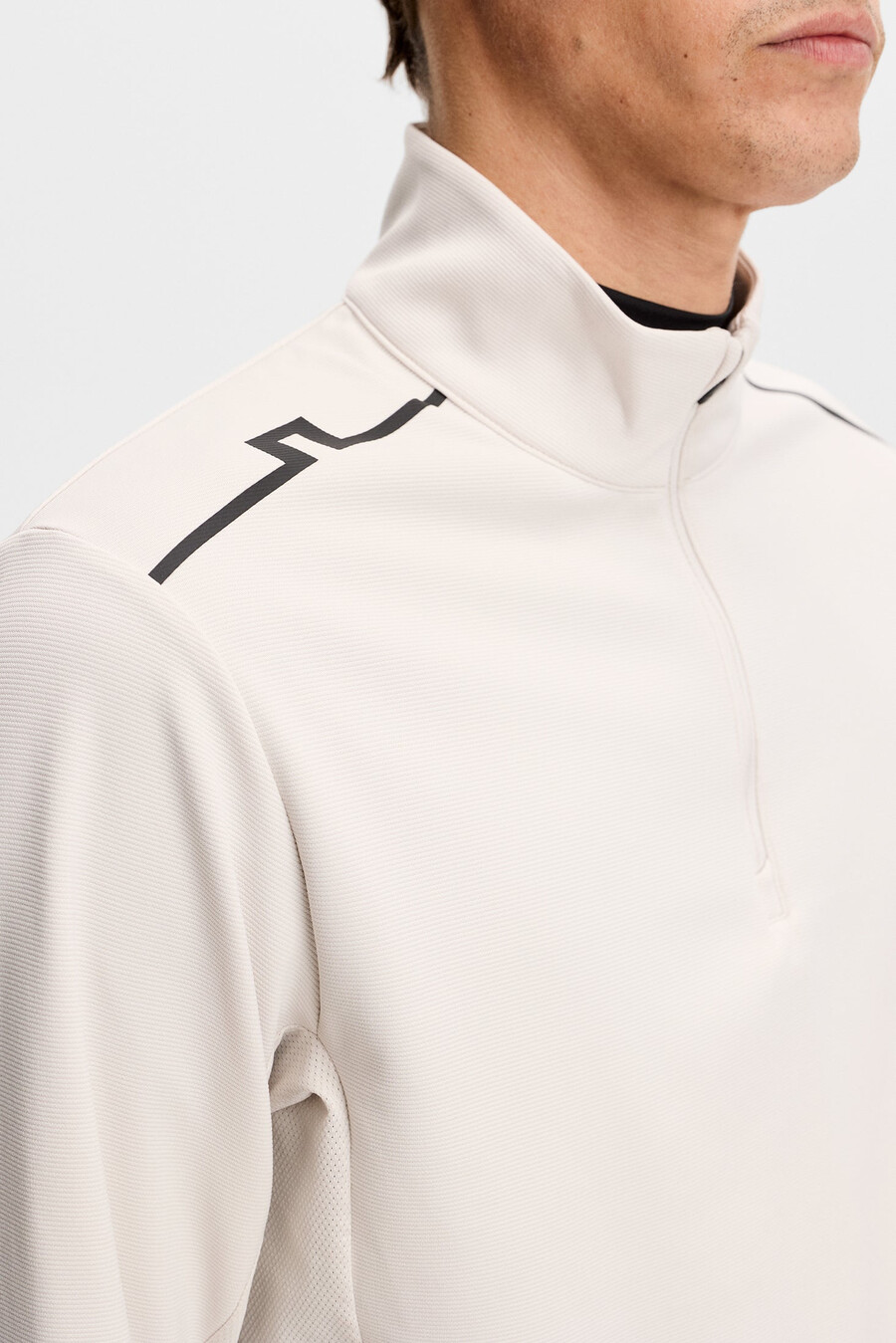 leon quarter zip mid layer με φερμουάρ