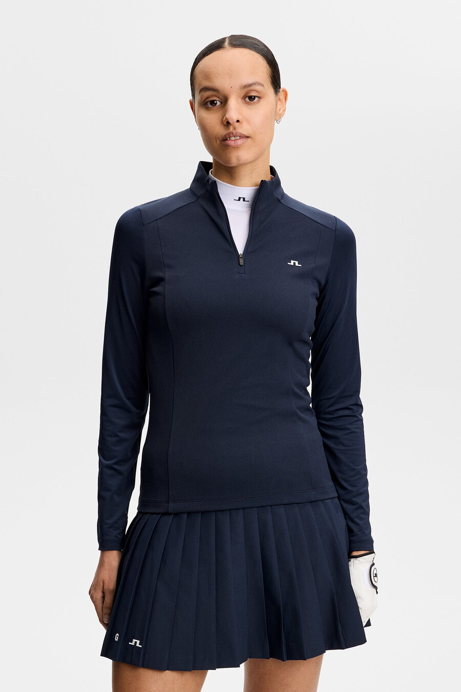 cindy quarter zip mid layer με φερμουάρ