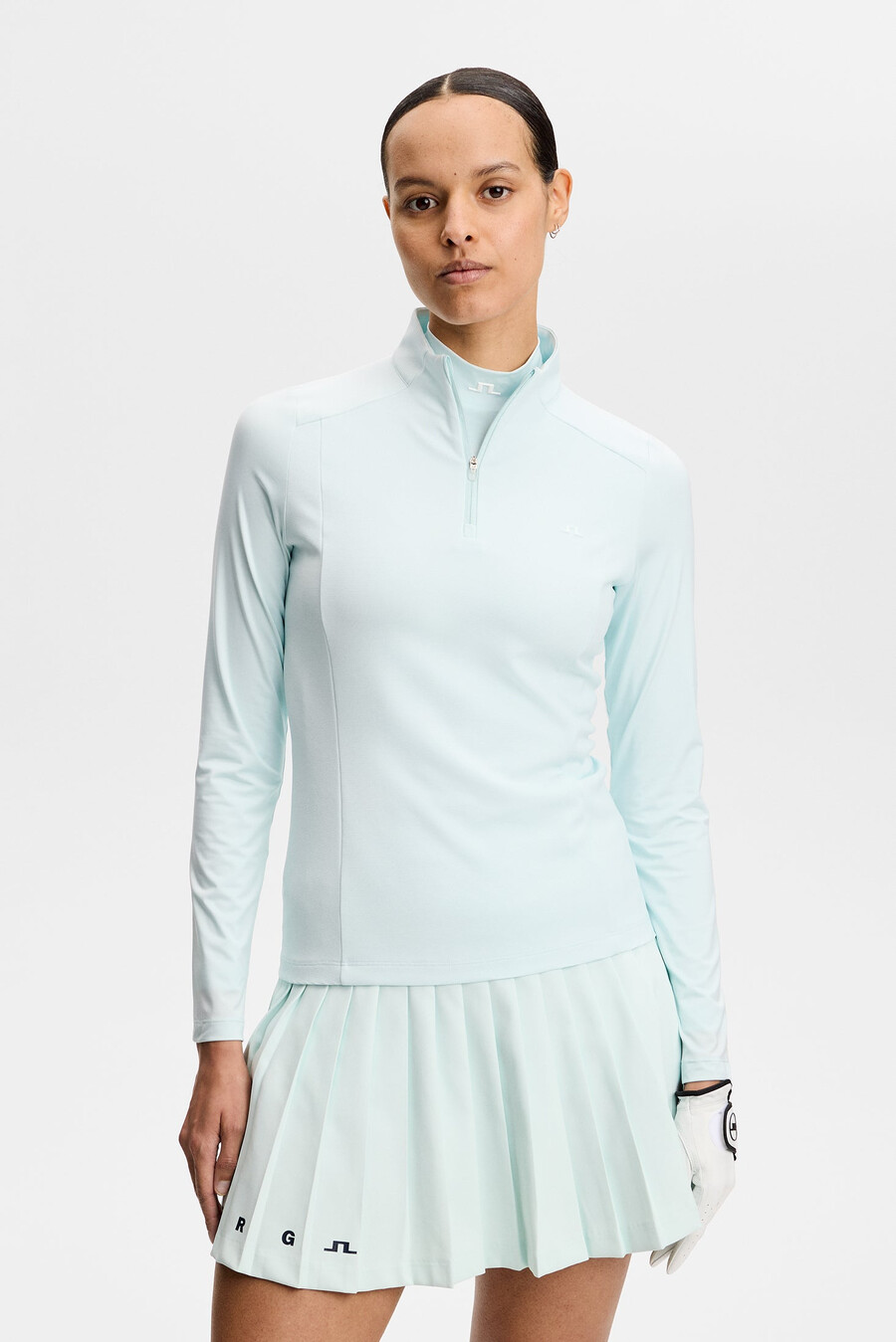 cindy quarter zip mid layer με φερμουάρ