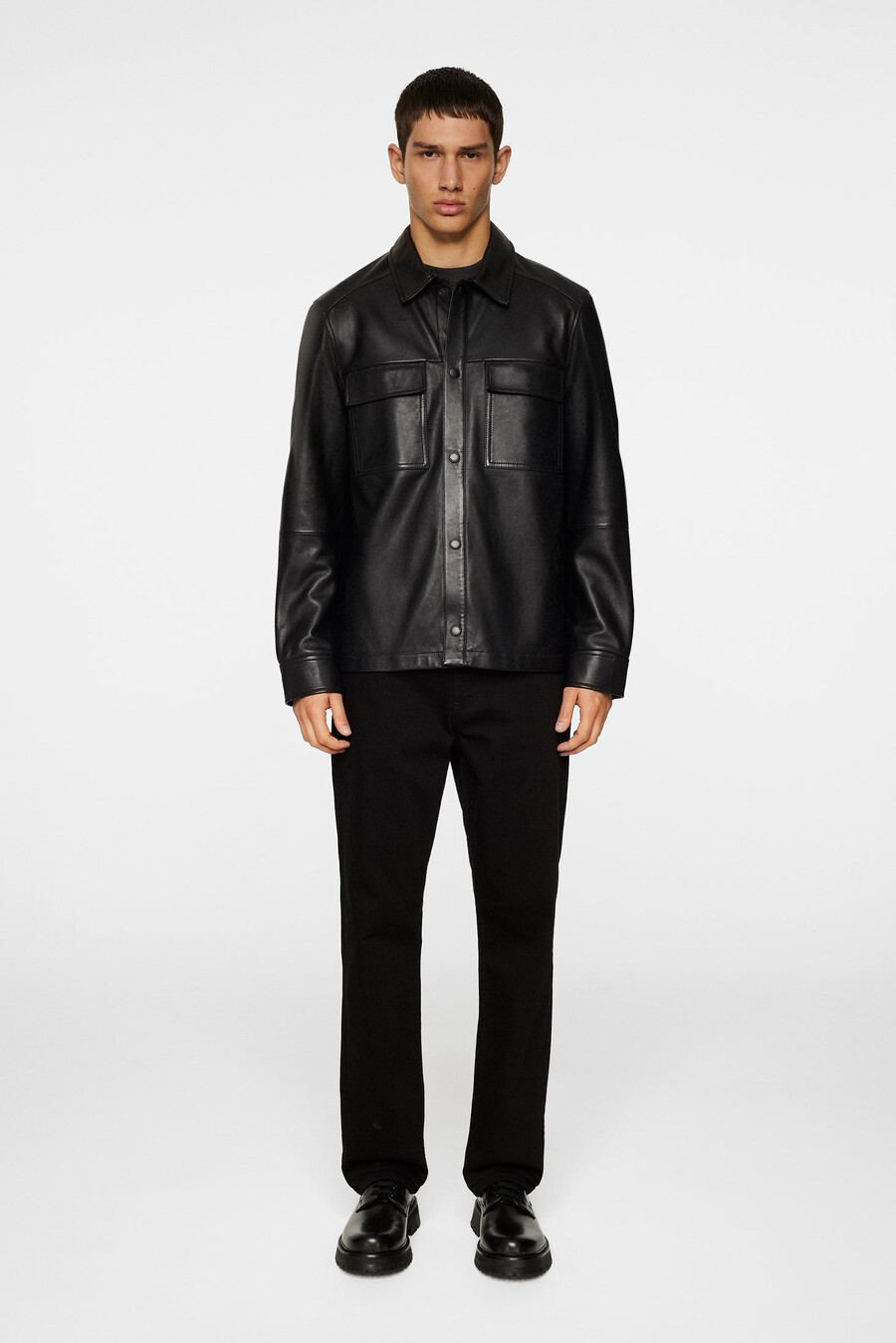 δερμάτινο overshirt wilden lamb