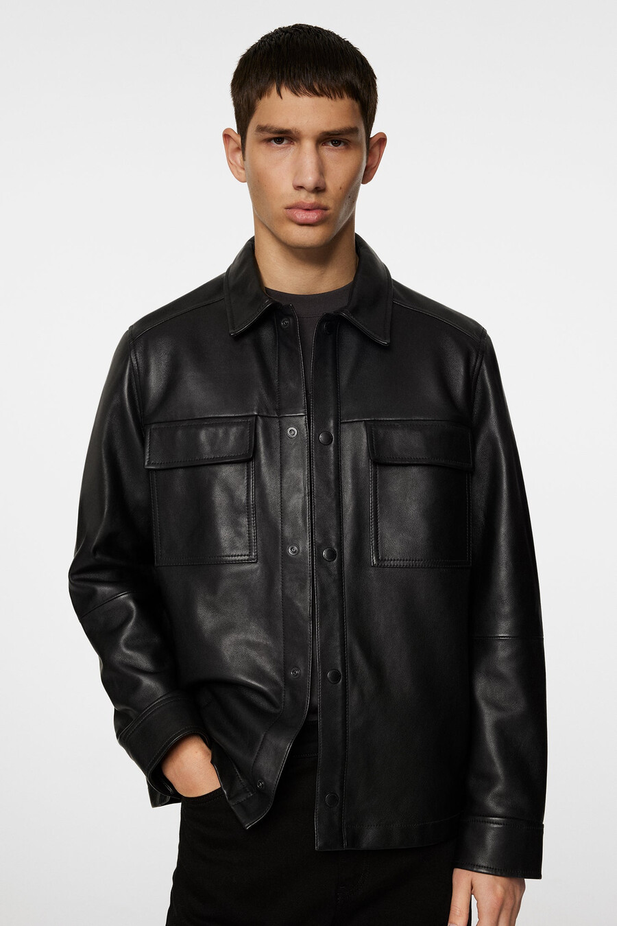 δερμάτινο overshirt wilden lamb
