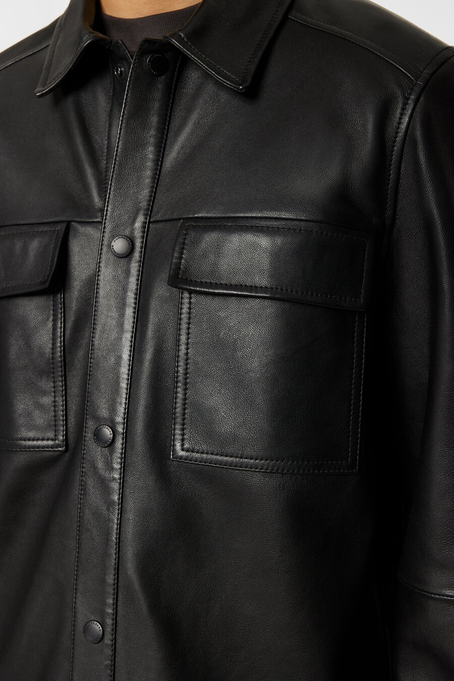 δερμάτινο overshirt wilden lamb