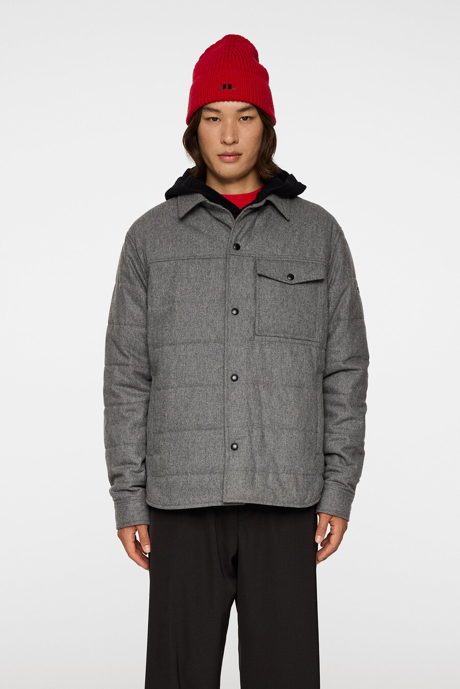 nelson padded overshirt με επένδυση