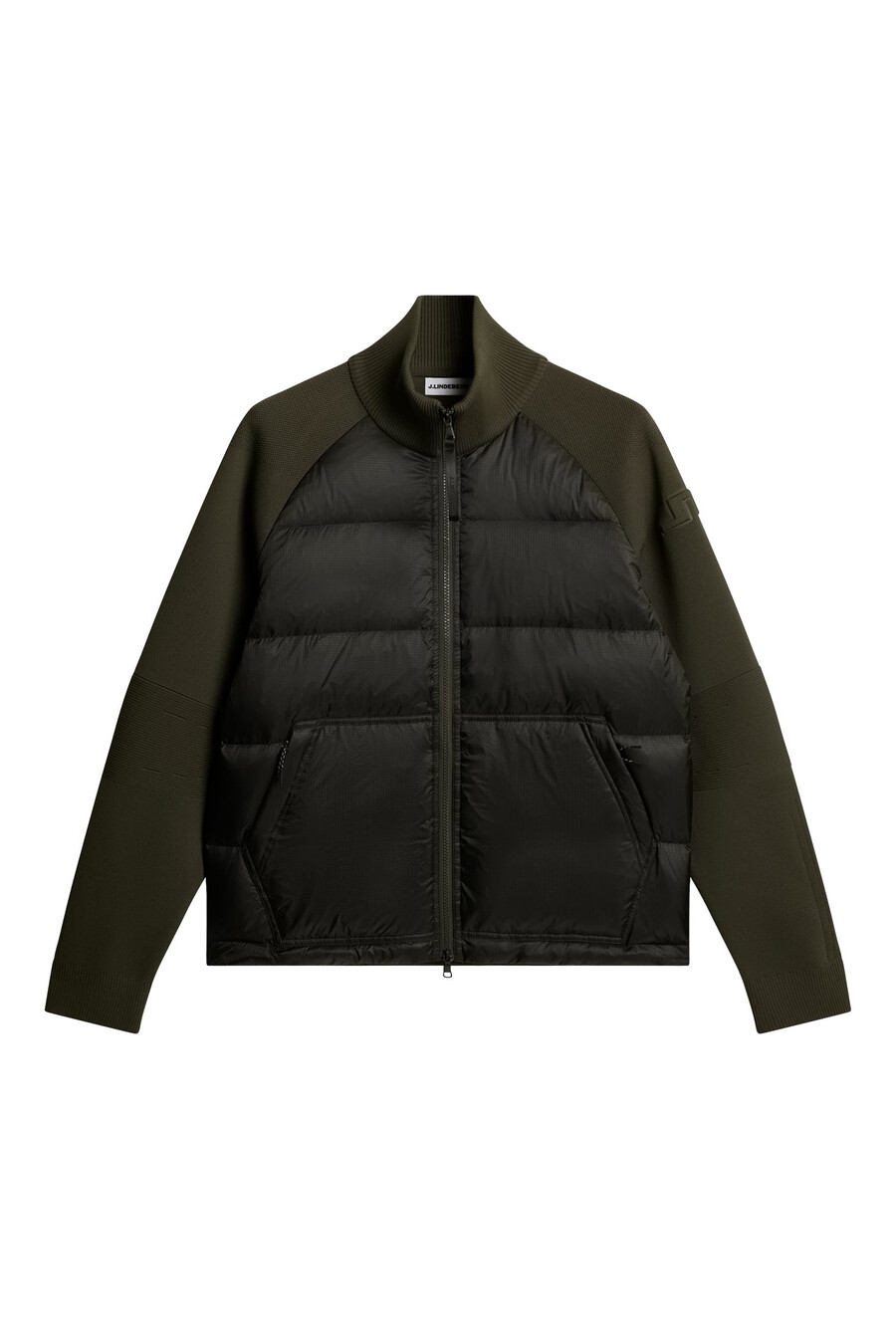 υβριδικό μπουφάν dome knit