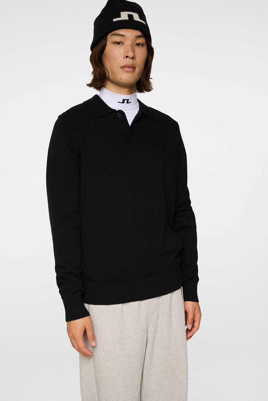 πόλο edgar knitted wool από μαλλί