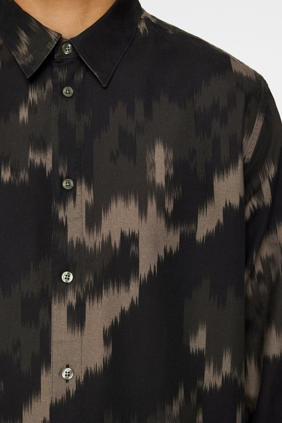 πουκάμισο reg ls με στάμπα tencel