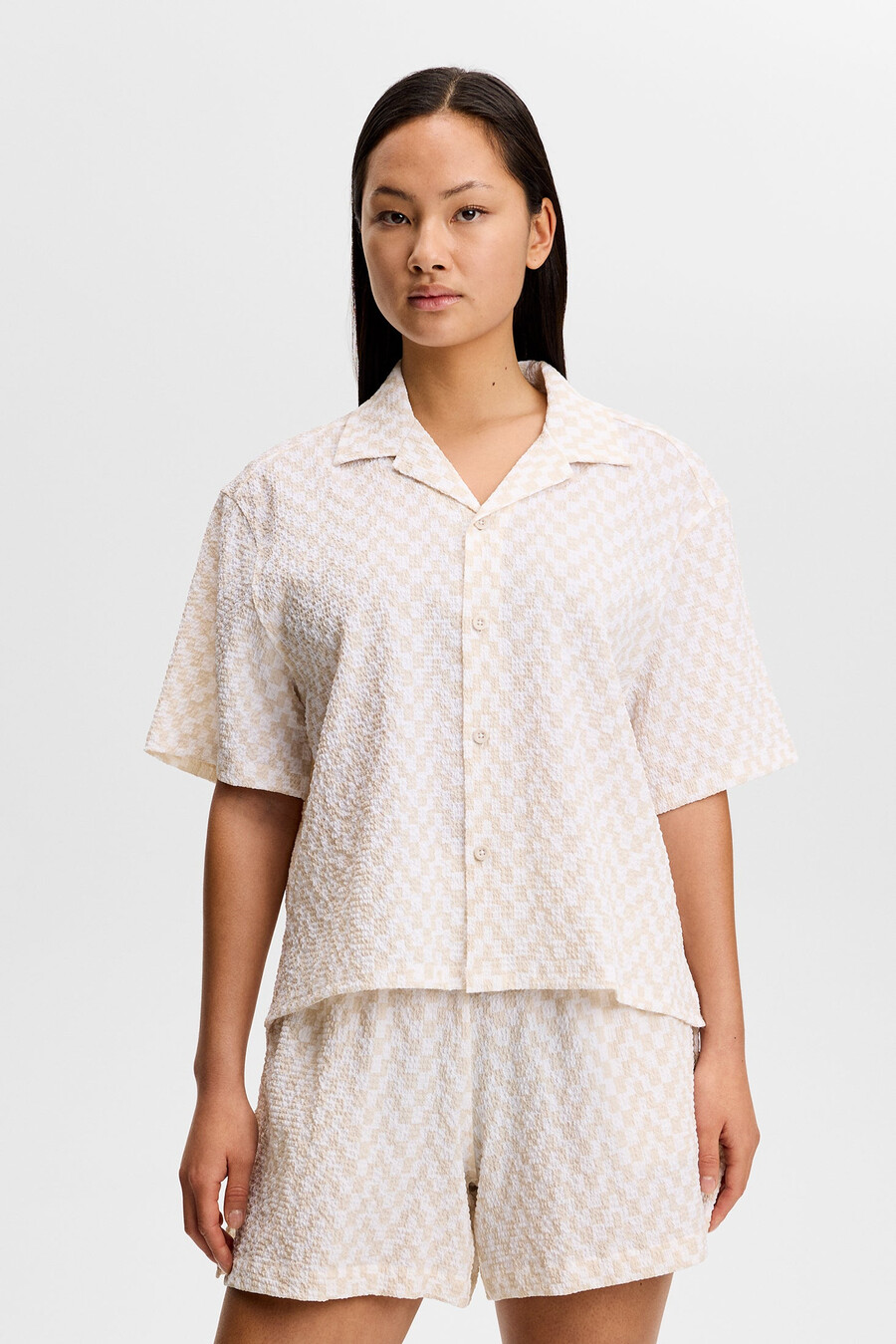 πουκάμισο liv crinkle nylon