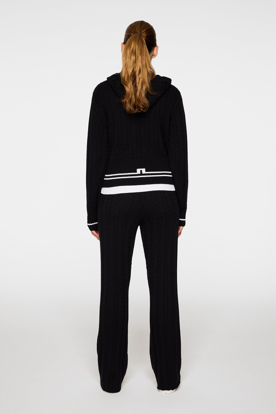 kiana cable knit μάλλινο παντελόνι