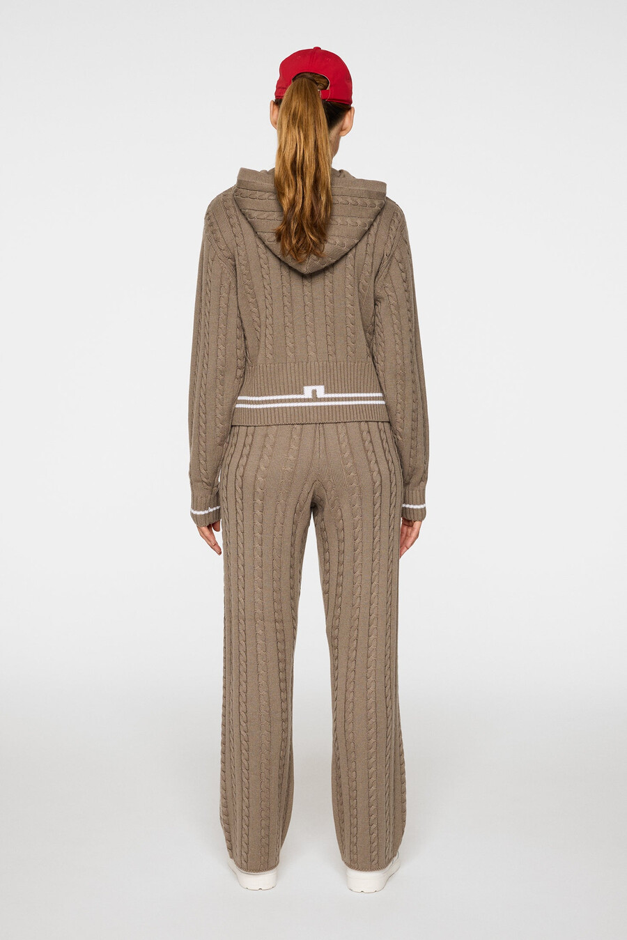 kiana cable knit μάλλινο παντελόνι